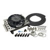 15450 by DERALE - 15 Row Atomic Cool Plate & Fin Remote Engine Oil Cooler Kit, -8AN
