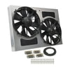 Derale 16842 Engine Cooling Fan Assembly Powerpack - High Output Dual 12" Electric RAD Fan/Aluminum Shroud Kit
