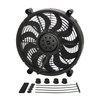 Derale 18214 Engine Cooling Fan 14" High Output Single RAD Pusher/Puller Fan with Standard Mount Kit