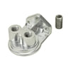 Derale 25708 Engine Oil Filter Remote Mounting Kit Single Ports Up 1/2" NPT Filter Mount