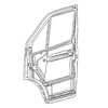 Chrysler 5123674AB Door Assembly Door Assembly - Front, fits 2002-2006 Dodge Sprinter 2500