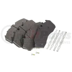 Meritor KIT2252H2DD Disc Brake Pad Disc Brake Pad, ADB, 9 13/16 in. Backing Plate Width, Twin Piston, 4 9/16 in. Backing