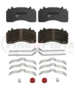 Torqstop 23D2061 Disc Brake Pad Set Disc Brake Pad Set - with Hardware, FMSI No. D2061-9294, 23K GAWR