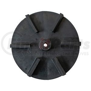3016394 by BUYERS PRODUCTS - Vehicle-Mounted Salt Spreader Spinner - 12 in. dia., Poly, Counterclockwise