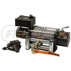 5571200 by BUYERS PRODUCTS - Winch - 12,000 lbs., Electric, 4.9 FPM, 294:1 Gear Ratio
