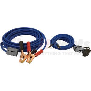 5601025 by BUYERS PRODUCTS - 28 Foot Long Booster Cables with Gray Quick Connect - 600 Amp