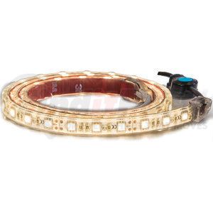 56218270 by BUYERS PRODUCTS - 18in. 27-Led Strip Light with 3M™ Adhesive Back with Inline Switch -Clear/Warm