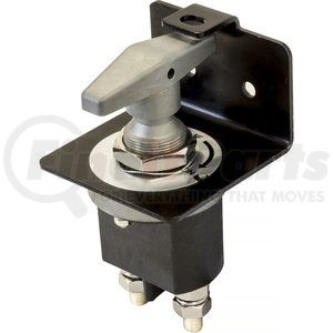 Buyers Products 6391005 Battery Disconnect Switch Locking Battery Disconnect Switch, 250A ContinuousSilver Aluminum, Panel