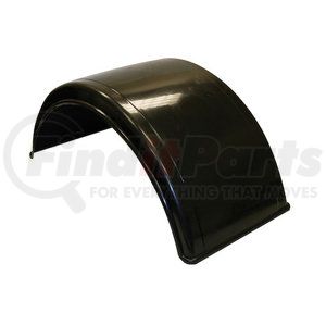 8590195 by BUYERS PRODUCTS - Fender - Black, Poly, Fits Minimum 19.5 in. Dual Rear Wheels