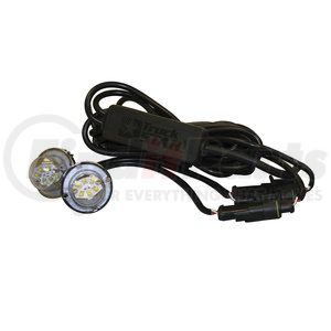 8891225 by BUYERS PRODUCTS - 25 Foot Clear Bolt-On Hidden Strobe Kits with In-Line Flashers with 6 LED