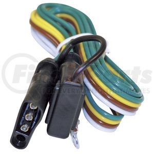 tc1244 by BUYERS PRODUCTS - Trailer Wiring Harness - Pre-Wired Loop, with A 4-Way Flat Connector
