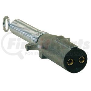 tc2002 by BUYERS PRODUCTS - 2-Way Die-Cast Zinc Trailer Connector -Trailer Side - Horizontal Pins with Spring