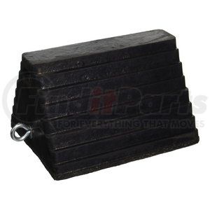 wc1086 by BUYERS PRODUCTS - Wheel Chock - Heavy Duty Rubber with Chain Eye 10 x 8 x 6 in.