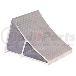 Buyers Products wc6096a Wheel Chock Small Extruded Aluminum Wheel Chock, 6" L x 8.75" W x 5.86" H, Plain Silver