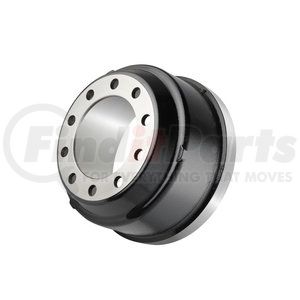 n42a1657vb by ALLIANCE - Brake Drum, Rear, 16.5in x 7in, Cast Iron, 10-Hole, 11.25in Bolt Circle