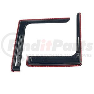 Torque Parts TRFT126 Side Window Deflector Side Window Deflector - Black, for International ProStar Trucks