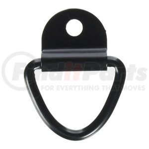 b21 by BUYERS PRODUCTS - 1/4in. Forged Rope Ring with 1-Hole Integral Mounting Bracket Zinc Plated