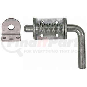 b2596lkb by BUYERS PRODUCTS - 3/4in. Zinc Plated Heavy Duty Spring Latch Assembly with Keeper