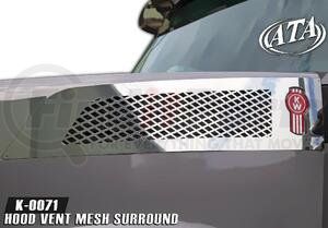 K-0071 by ARANDA - T880 Hood Vent Mesh & Surround Kenworth T880 2016 & Newer