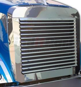 P-0162 by ARANDA - NEW AFTERMARKET GRILLE SURROUND & LOUVERED GRILL KIT FOR PETERBILT 386 TRUCKS