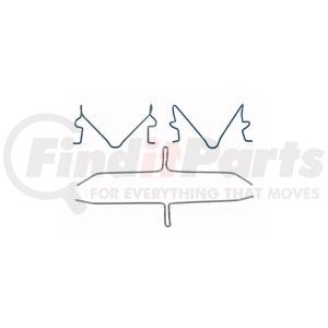 13246 by CARLSON - Disc Brake Hardware Kit