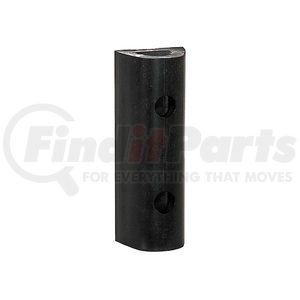 d232 by BUYERS PRODUCTS - Extruded Rubber D-Shaped Bumper with 3 Holes - 2-1/8 x 1-7/8 x 32in. Long