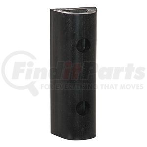 d424 by BUYERS PRODUCTS - Extruded Rubber D-Shaped Bumper with 3 Holes - 4 x 3-3/4 x 24in. Long