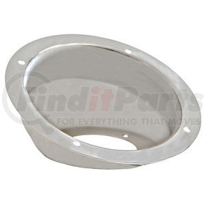 ffd626ss by BUYERS PRODUCTS - Fuel Filler Neck Plate - 21 deg., Stainless Steel, 6.25in. Diameter