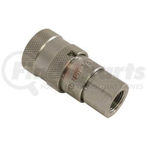 fm0808 by BUYERS PRODUCTS - Hydraulic Coupling / Adapter - 1/2 in. Male, Flush-Face, with 1/2 in. NPTF Port