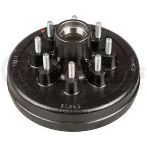 134543 by CURT MANUFACTURING - Drum Brake and Hub Assembly - Lippert, 12", 7,000 lbs., 9/16" Stud