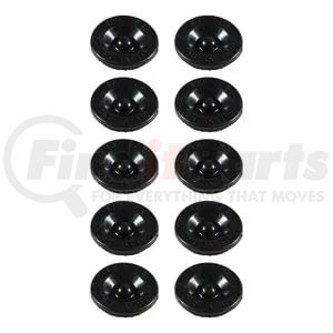 693722 by CURT MANUFACTURING - Universal Rubber Inserts for Axle Hub Dust Caps-2;000 to 8;000 lbs. (10-Pack)