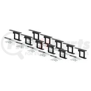 58002010 by CURT MANUFACTURING - Easy-Mount Wiring Brackets for 4 or 5-Way Flat (1-1/4in. Receiver; 10-Pack)