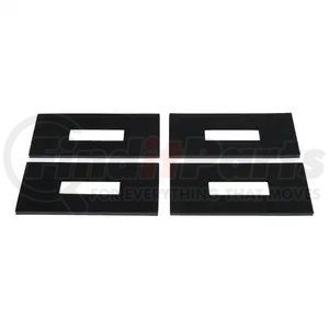16900 by CURT MANUFACTURING - CURT 16900 5th Wheel Rail Sound Dampening Pads; 4-Pack
