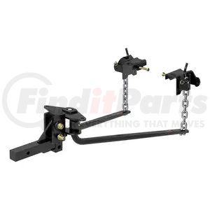 17051 by CURT MANUFACTURING - Round Bar Weight Distribution Hitch with Integrated Lubrication (6-8K)