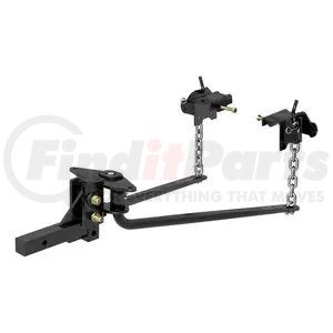 17052 by CURT MANUFACTURING - Round Bar Weight Distribution Hitch with Integrated Lubrication (8-10K)