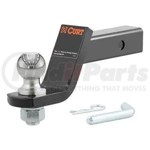 45056 by CURT MANUFACTURING - Loaded Ball Mount with 2in. Ball (2in. Shank; 7;500 lbs.; 4in. Drop)