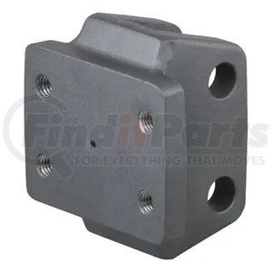 45950 by CURT MANUFACTURING - CURT 45950 Rebellion XD Adjustable Cushion Hitch Pintle Mount Plate Attachment; Shank Required