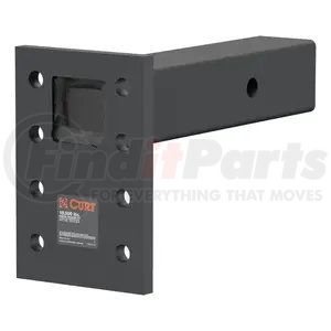 48329 by CURT MANUFACTURING - Adjustable Pintle Mount (2-1/2in. Shank; 18;000 lbs.; 7in. High; 8in. Long)