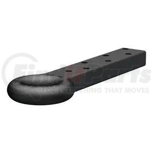 48510 by CURT MANUFACTURING - CURT 48510 Black Steel Pintle Hitch Lunette Ring 3-Inch ID; 22;000 lbs