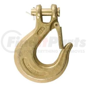 81970 by CURT MANUFACTURING - CURT 81970 7/16-Inch Forged Steel Clevis Slip Hook with Safety Latch; 40;000 lbs; 1-1/3-In Opening; 7/16in. Pin