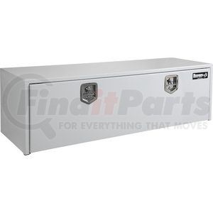1702415 by BUYERS PRODUCTS - Truck Tool Box - White, Steel, Underbody, 18 x 18 x 60 in.