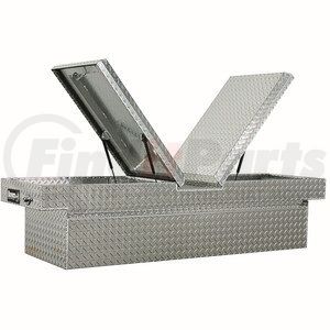 1710305 by BUYERS PRODUCTS - 18x20x71in. Diamond Tread Aluminum Gull Wing Truck Box - Lower Half 11x20x60