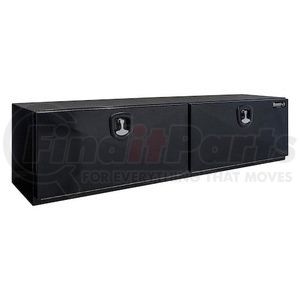 1742315 by BUYERS PRODUCTS - Truck Tool Box - Die Cast, Black Steel, Underbody, 18 x 18 x 60 in.