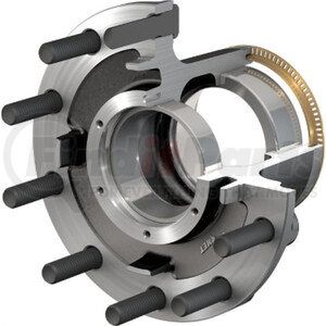 10020704 by CONMET - Drum Brake and Hub Assembly - 8.78 in. Drum, Front, Right, Aluminum, 2.38 in. Stud, with ABS Tone Ring