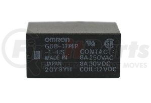 G6B-1174P-1-US by OMRON - RELAY 12VDC FORM A