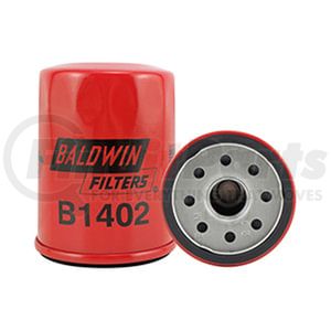 B1402 by BALDWIN - Engine Oil Filter - Lube Spin-On used for Various Applications