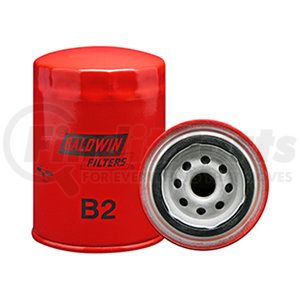 B2 by BALDWIN - Engine Oil Filter - Full-Flow Lube Spin-On used for Various Applications