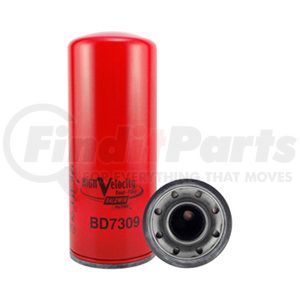 BD7309 by BALDWIN - Engine High Velocity Dual-Flow Lube Spin-On Oil Filter