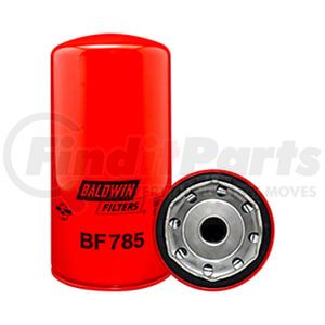 BF785 by BALDWIN - Fuel Filter - Secondary Fuel Spin-on used for Various Truck Applications