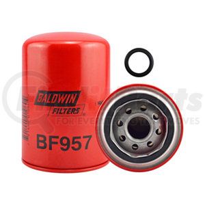 BF957 by BALDWIN - Fuel Filter - Spin-on used for Cummins Engines